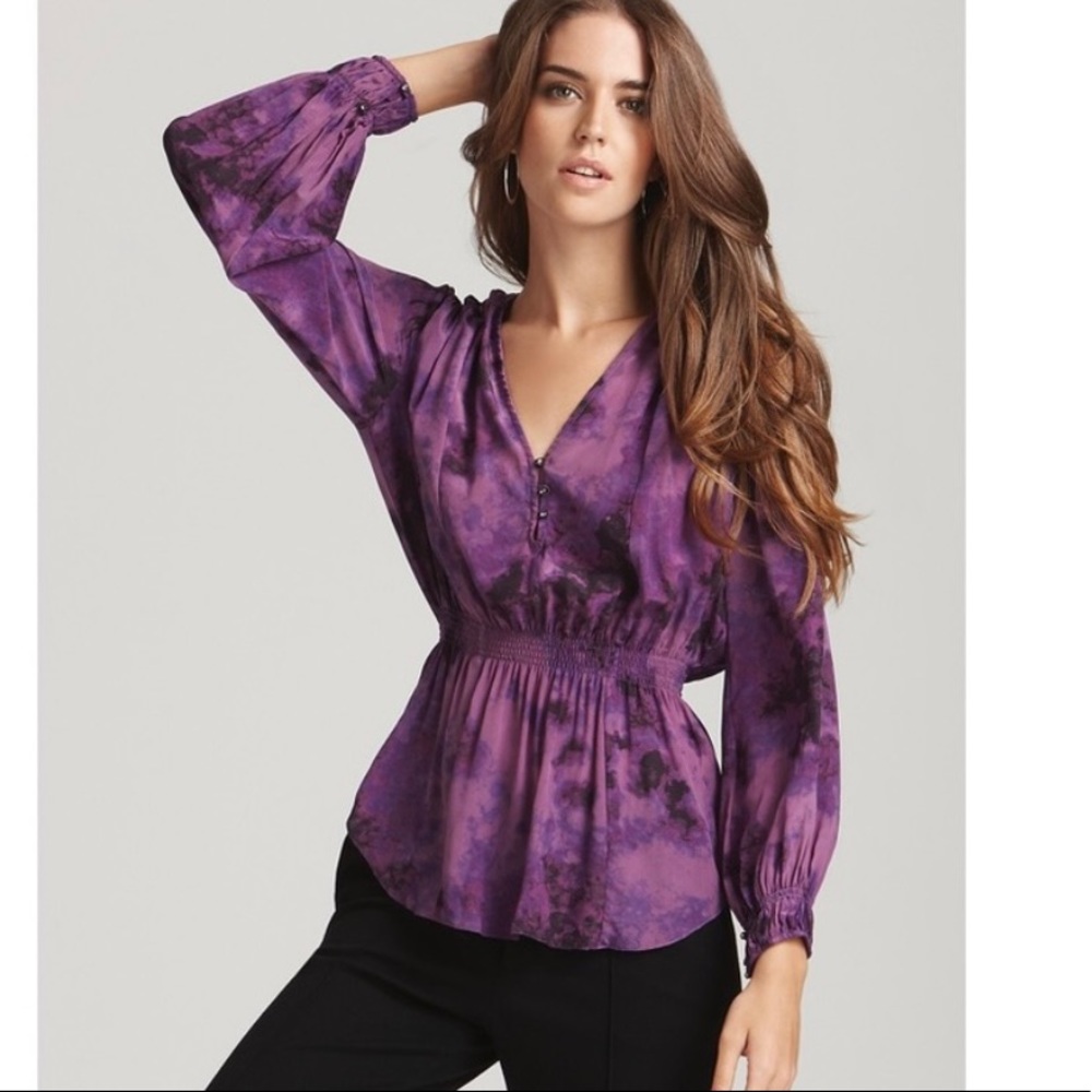 Rebecca Taylor Tie Dye Blouse
